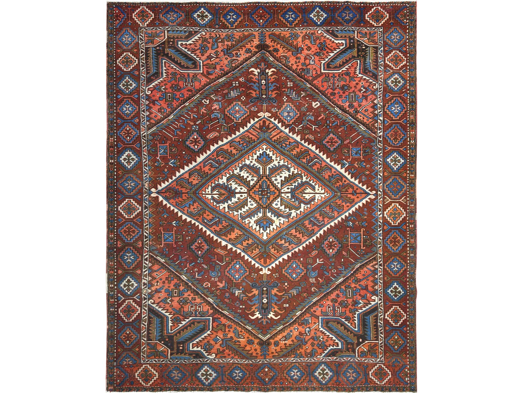 Overdyed & Vintage Rugs LUV741348
